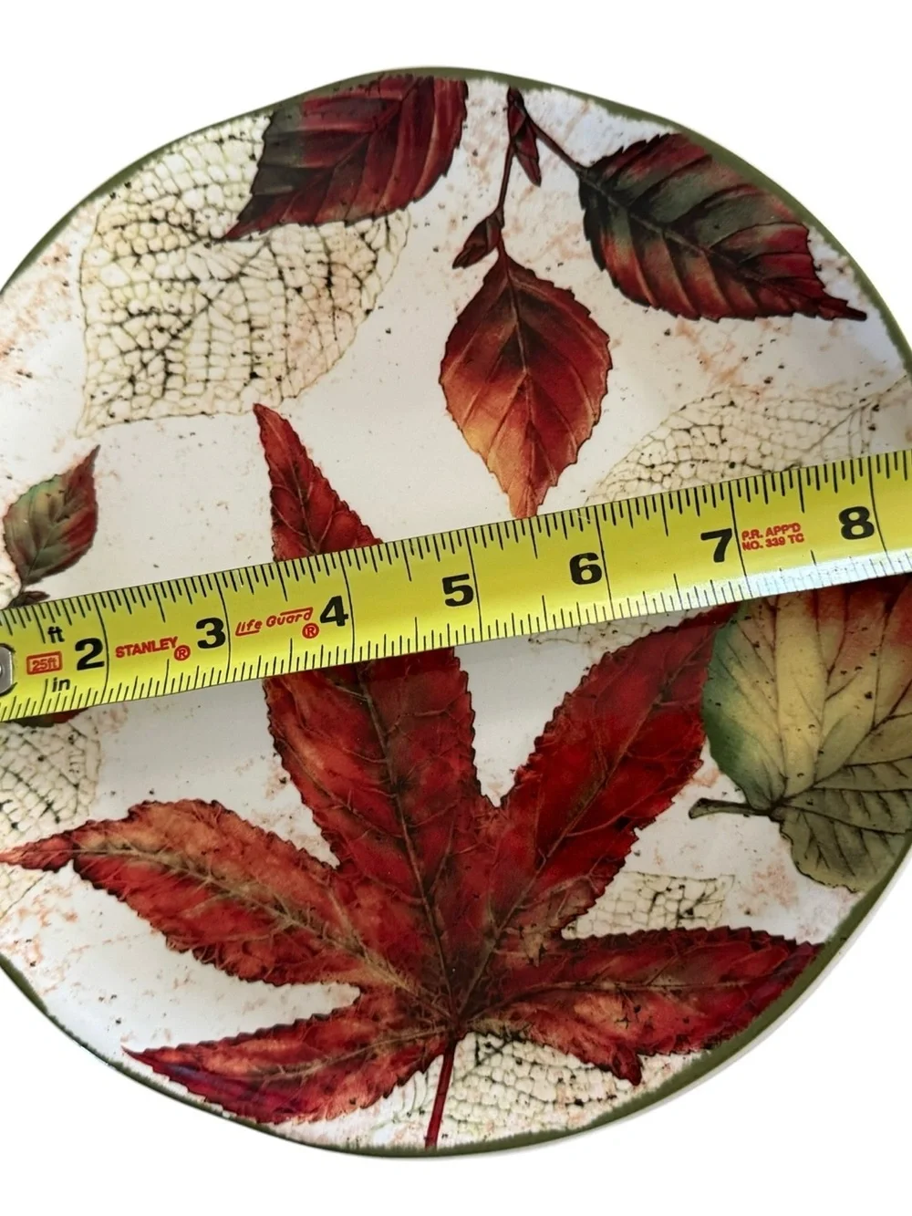 Pier 1 Fall Leaf Plates Set of 6
